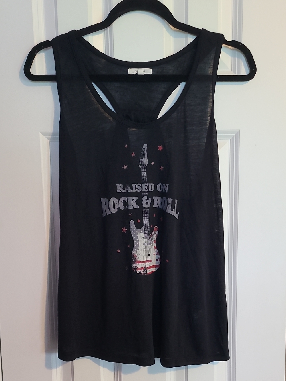 Maurices Black Rock & Roll Graphic Tank Top